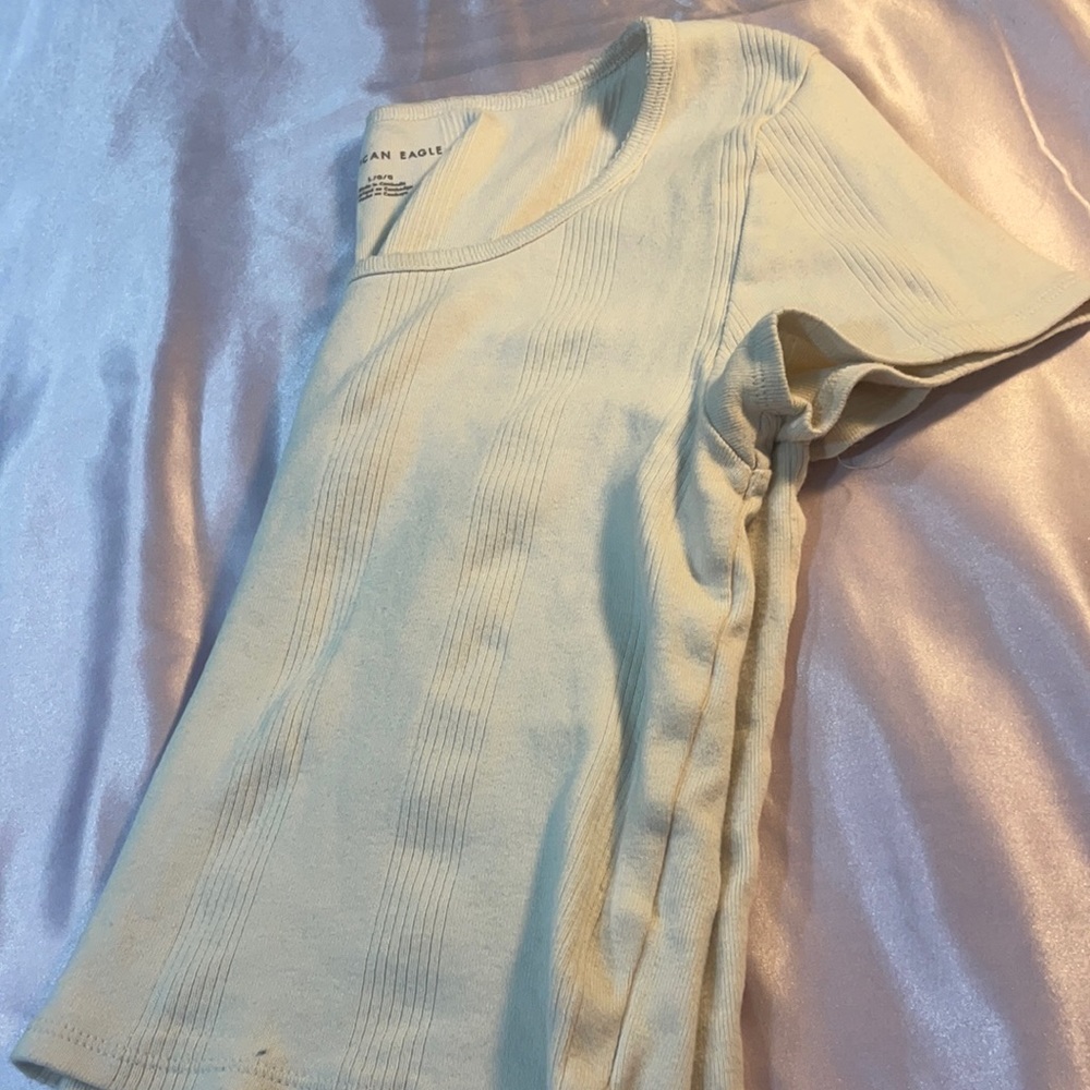 American Eagle Cropped Tee